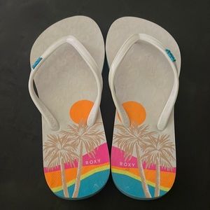 Girls Roxy Flip Flops